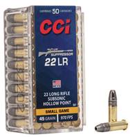 CCI 957 Suppressor 22 LR 45